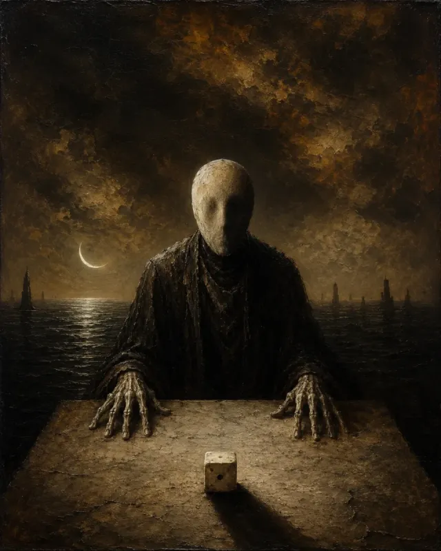 Beksiński Surreal Seascape AI Prompt