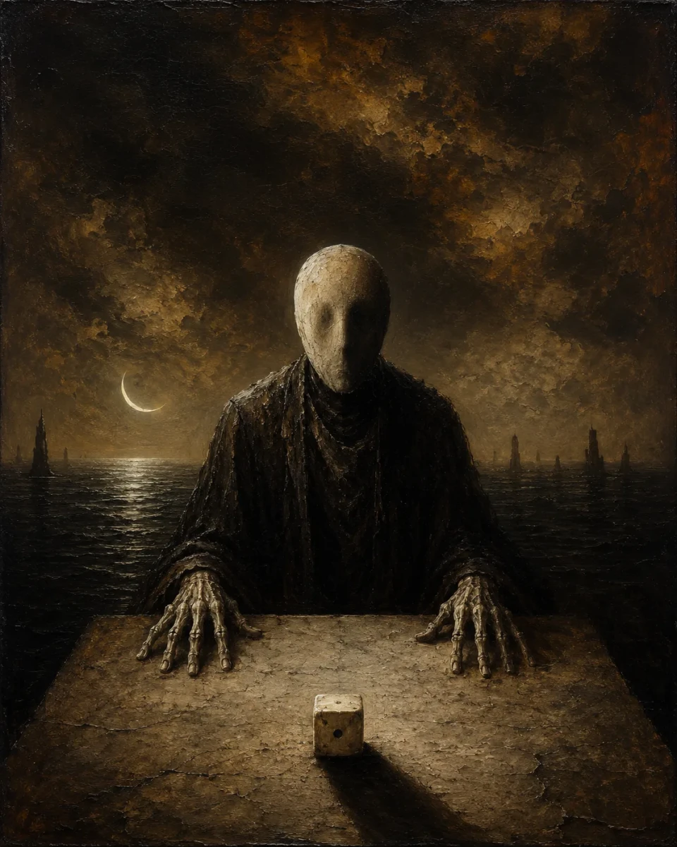 Beksiński Surreal Seascape AI Prompt