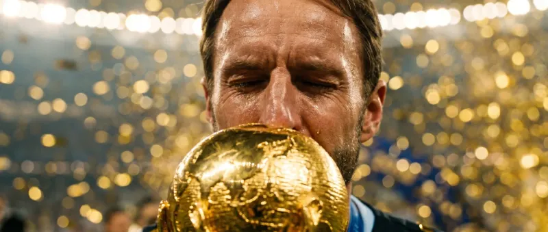 Weeping Football Champion: Macro Trophy Portrait