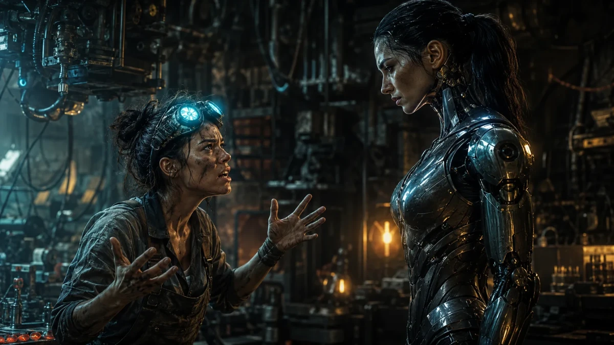 Cyberpunk Mechanic vs Cyborg Argument