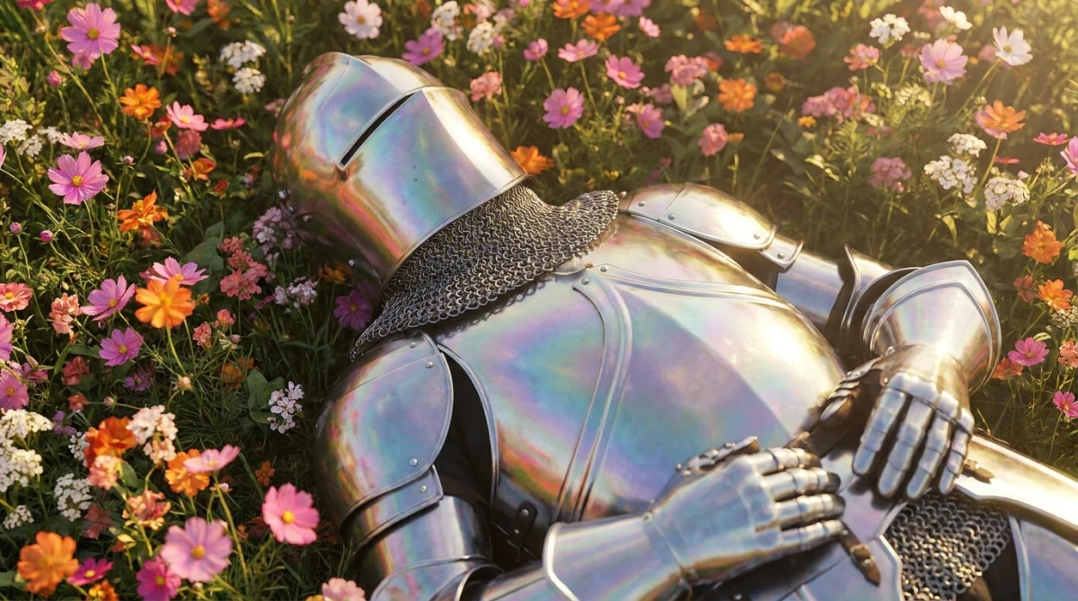 Knight in Wildflowers: Cinematic Armor Prompt